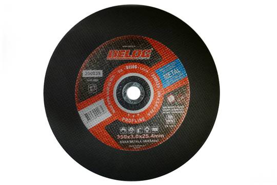 Diskas metalui 350mm DELOG