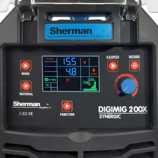 Sinerginis suvirinimo pusautomatis Sherman DIGIMIG 200X, 200А, 230V