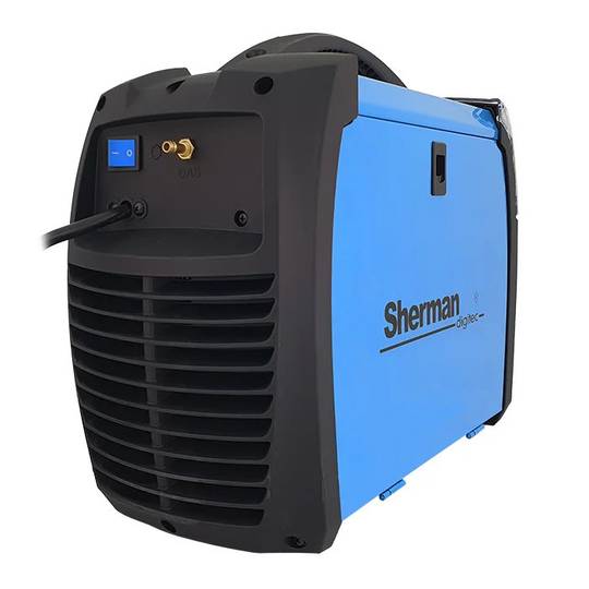 Sinerginis suvirinimo pusautomatis DIGIMIG 205 LCD SYNERGIC, 230V, 200A, komplekte suvirinimo skydelis V6b ir vežimėlis