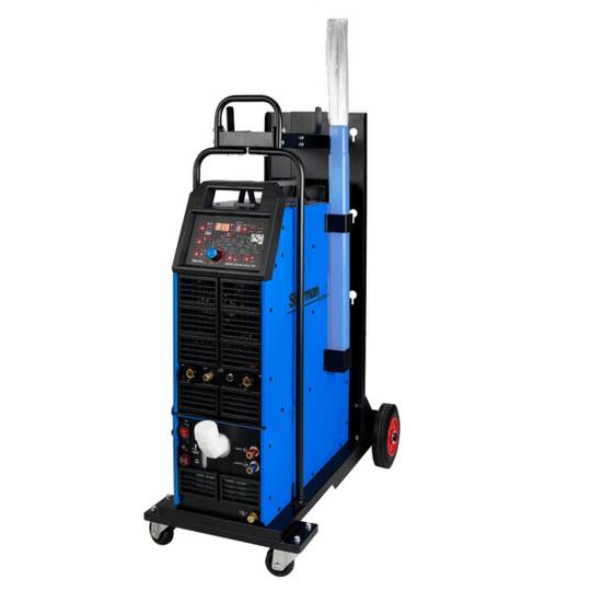 Sherman DIGITIG 325GD AC/DC MIX suvirinimo rinkinys, 315A, 400V – suvirinimo aparatas su įmontuotu aušintuvu ir vežimėliu komple