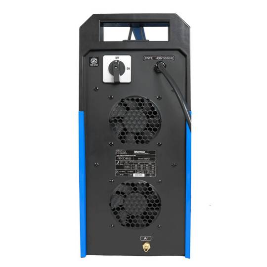 Sherman DIGITIG 325GD AC/DC MIX suvirinimo rinkinys, 315A, 400V – suvirinimo aparatas su įmontuotu aušintuvu ir vežimėliu komple