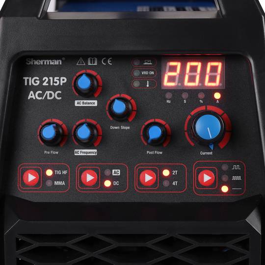 Sherman TIG 215P AC/DC suvirinimo aparatas, 200A, 230V
