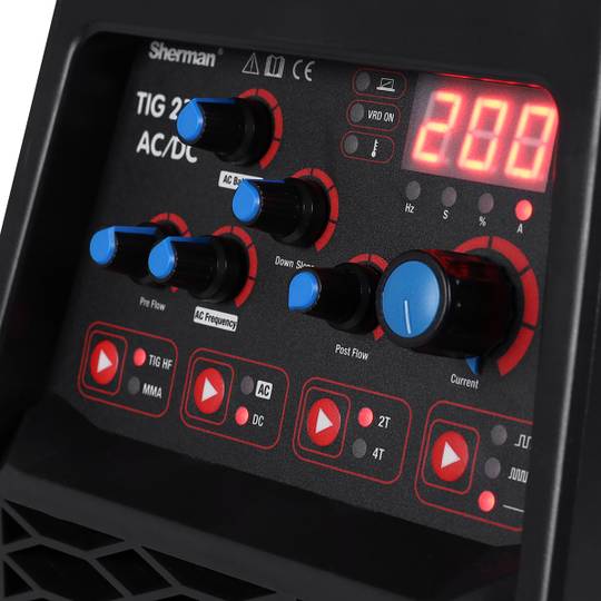 Sherman TIG 215P AC/DC suvirinimo aparatas, 200A, 230V