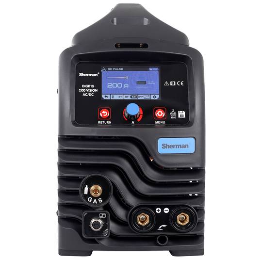 Sherman DIGITIG 200 VISION AC/DC suvirinimo aparatas, 200A, 230V