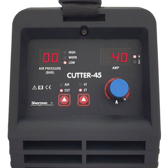 Sherman plazminio pjovimo aparatas CUTTER 45, 40A, 230V, 12mm