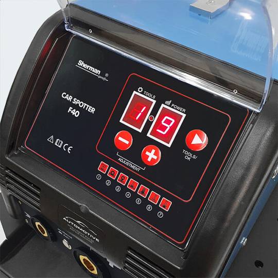 Sherman suvirinimo įrenginys kėbulų remontui Car Spotter F40, 3800A, 400V
