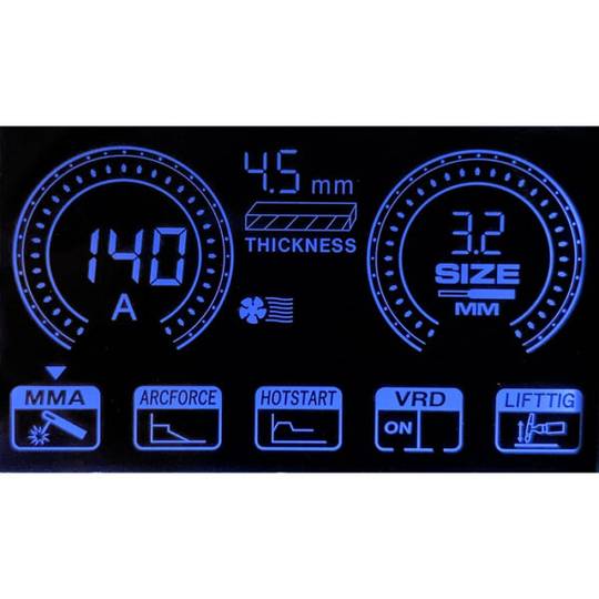Sherman suvirinimo aparatas DIGIARC 140 LCD SPEEDY, 140A, 230V