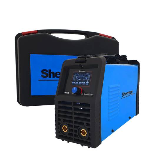 Sherman suvirinimo aparatas DIGIARC 160 LCD, 160A, 230V, komplekte lagaminas
