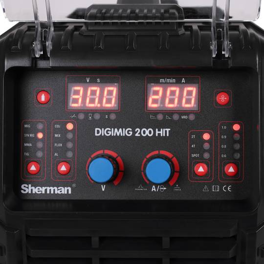 Suvirinimo pusautomatis Sherman DIGIMIG 200 HIT, A, 230V