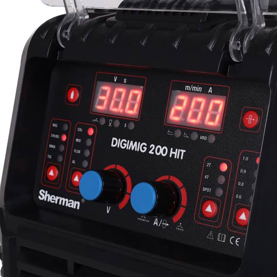 Suvirinimo pusautomatis Sherman DIGIMIG 200 HIT, A, 230V
