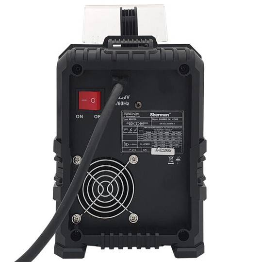 Sinerginis Sherman suvirinimo aparatas DIGIMIG 141 CORE, suvirinimui be dujų, 130A, 230V