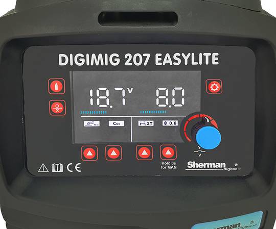 Sherman DIGIMIG 207 EASYLITE sinerginis suvirinimo aparatas, 200A, 230V