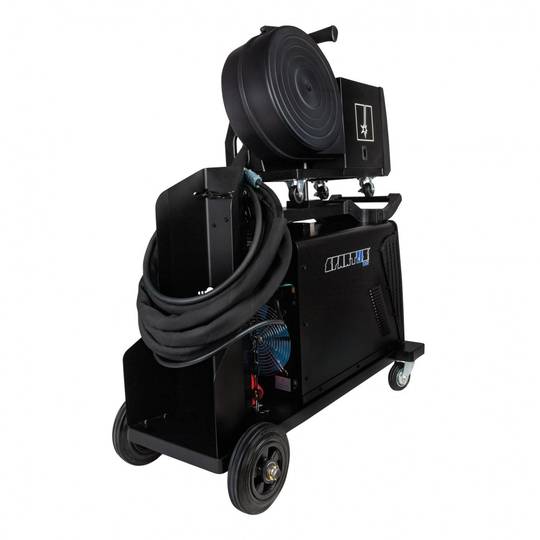 Suvirinimo pusautomatis Spartus EasyMIG 420H, 420A, 400V [šaltinis, vielos tiektuvas, vežimėlis]