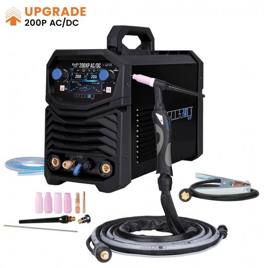 Spartus EasyTIG 200XP AC/DC suvirinimo aparatas su degikliu mini SPE 17 - 4m, 200A, 230V