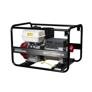 Benzininis generatorius ECT7000G su Honda varikliu, 3.5 kW, 230/400 V