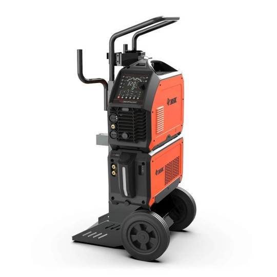 JASIC EVO20 TIG 320P AC/DC E2S32 suvirinimo aparatas komplekte su aušintuvu ir vežimėliu, 320A, 400V