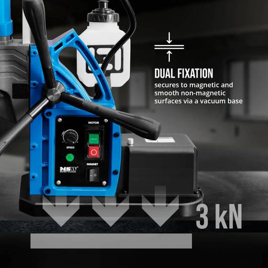 MSW-NNO-20V2 magnetinis gręžtuvas, 1650W, 560 aps./min., maksimalus gręžimo skersmuo 50 mm