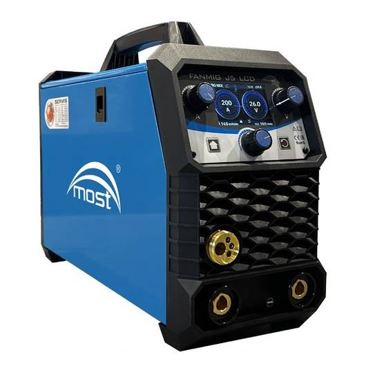 Most Fanmig J5 LCD inverterinis suvirinimo pusautomatis, 200A, 230V