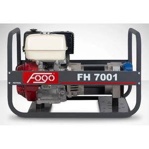 Benzininis generatorius FOGO FH7001 su Honda varikliu, 6.2 kW, 230 V