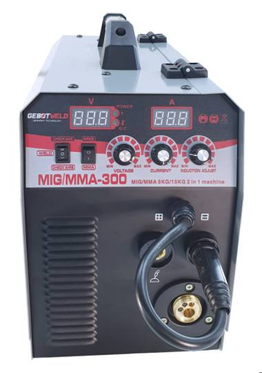 Gebotweld inverterinis suvirinimo pusautomatis 2in1 MIG+MMA 300A, 230V
