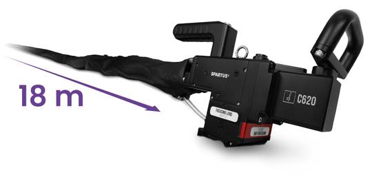 Lazerinė valymo mašina Spartus Easy 6000CL, 6000W, su Raycus lazerio šaltiniu