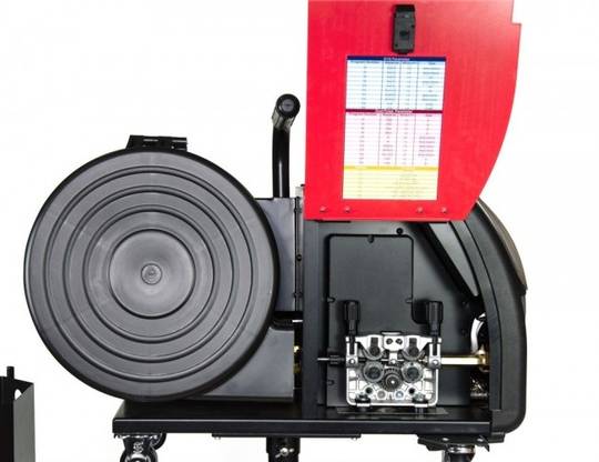 WTL suvirinimo pusautomatis MULTIMIG 500F LCD DOUBLE PULSE Synergic SET MIG, 500A, 400V, aušinamas vandeniu