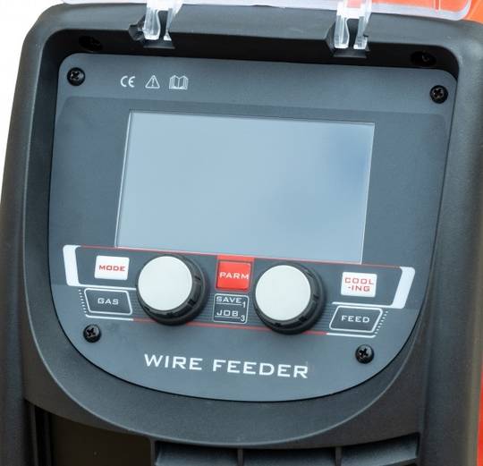 WTL suvirinimo pusautomatis MULTIMIG 500F LCD DOUBLE PULSE Synergic SET MIG, 500A, 400V, aušinamas vandeniu
