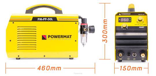 Powermat plazminio pjovimo aparatas PPM-PP-50L, 50A