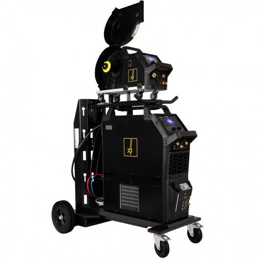 Suvirinimo pusautomatis Spartus ProMIG 5000, 500A, 400V [maitinimo šaltinis, aušintuvas, vielos tiektuvas, vežimėlis]