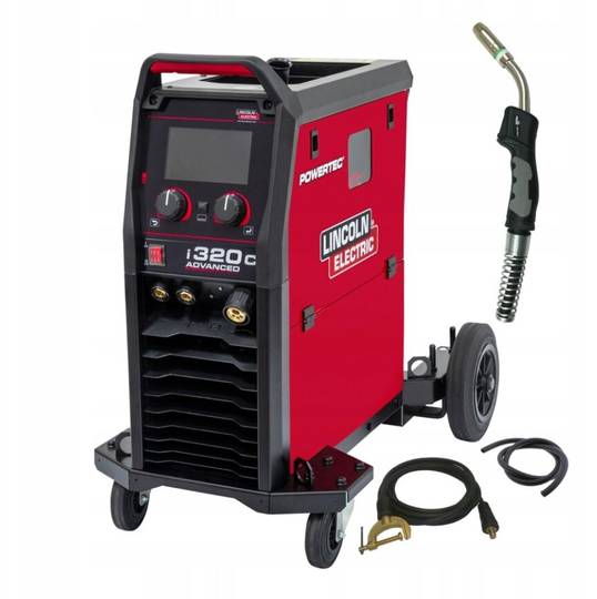 Suvirinimo pusautomatis Lincoln Electric Powertec i320C Advanced (su MIG degikliu komplekte)