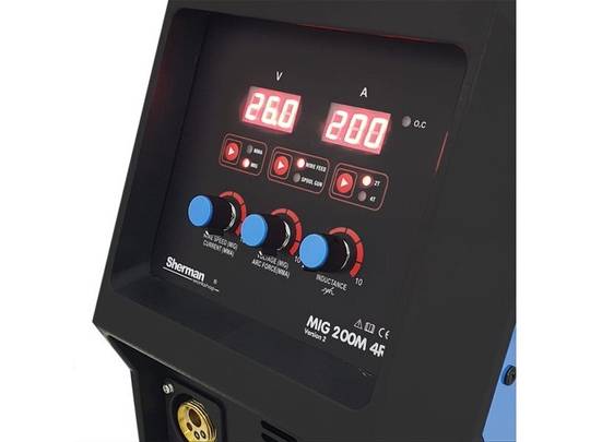 Sherman MIG 200M 4R suvirinimo pusautomatis, 200A, 230V