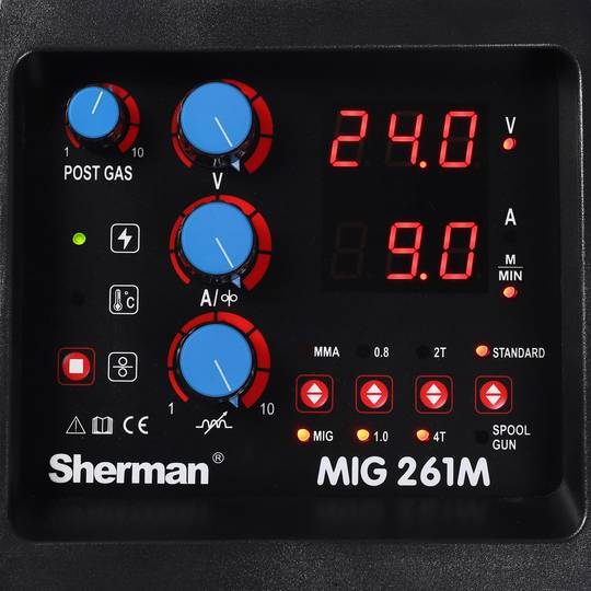 Suvirinimo pusautomatis, MIG 261M/4R, 250A, 230/400V