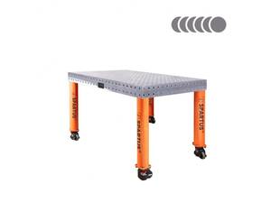 Suvirinimo stalas Spartus Hermes 3D, Ø16, 1200x800x100mm, 4 kojos su ratukais
