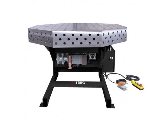 Suvirinimo stalas Spartus FERROS RP1500 3D, Ø28, 1400 x 1400 x 200 mm, aštuonkampis, pasukamas
