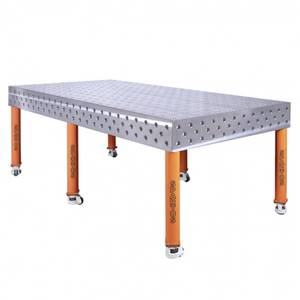 Suvirinimo stalas Spartus FERROS 3D, 2400 x 1200 x 200 mm, 6 kojos su ratukais