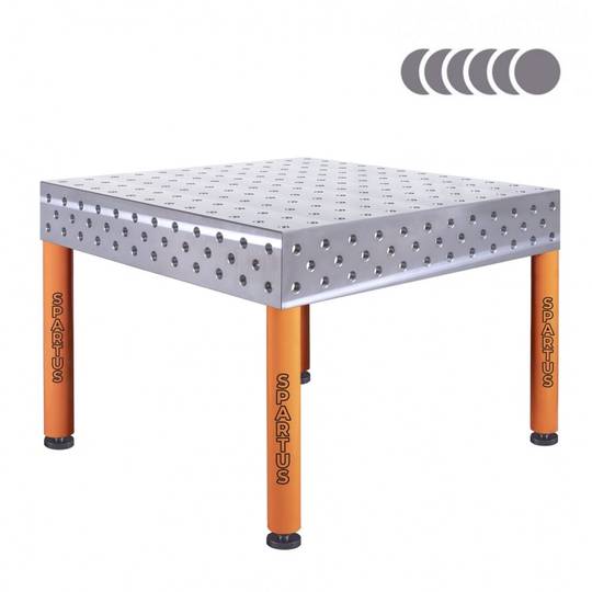 Suvirinimo stalas Spartus HERMES 3D, 1200 x 1200 x 200 mm, 4 kojos