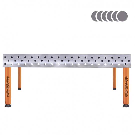 Spartus suvirinimo stalas HERMES 3D 2000 x 1000 x 200, 4 kojos