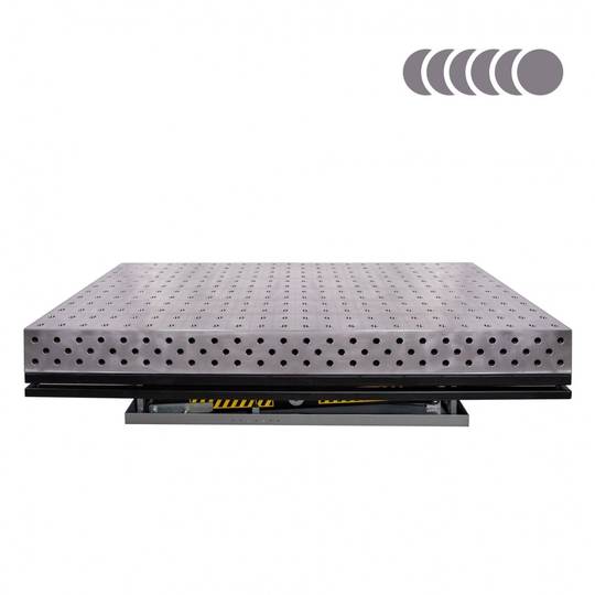 Suvirinimo stalas Spartus HERMES 3D, 3000 x 15 (ant elektrohidraulinio keltuvo)