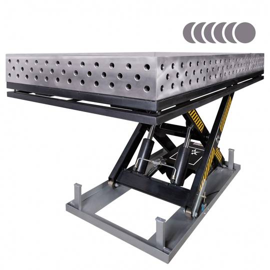 Suvirinimo stalas Spartus HERMES 3D, 3000 x 15 (ant elektrohidraulinio keltuvo)