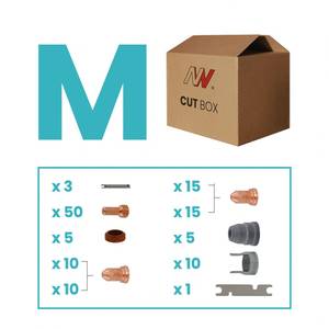 Rinkinys Spartus CUT BOX, skirtas degikliui SP80 / PT80 (vidutinis)