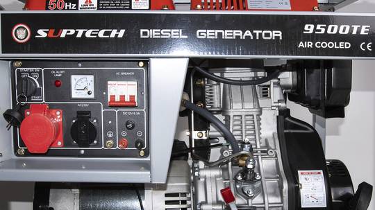 Dyzelinis generatorius SUPTECH 9500TE (trifazis), 8.5 kW, elektrinis paleidimas