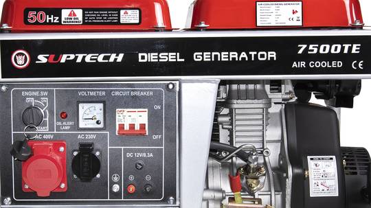 Dyzelinis generatorius SUPTECH 7500TE (trifazis), 6 kW, elektrinis/mechaninis paleidimas