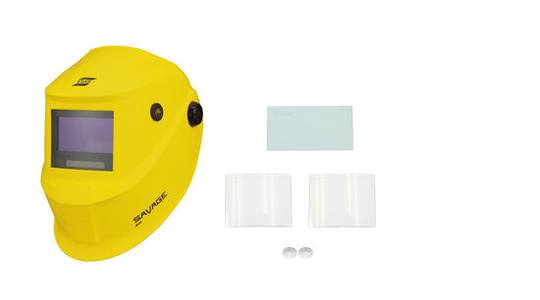 Esab SAVAGE A41 8-13 suvirinimo šalmas, geltonos spalvos