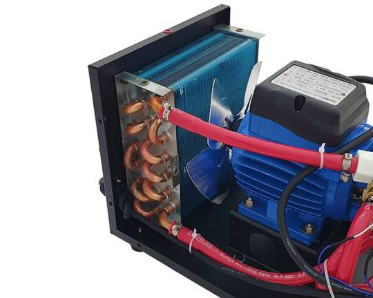 Sherman suvirinimo aparatas TIG 320 AC/DC Pulse su aušintuvu WS-7,5LT ir platforminiu vežimėliu, 320A, 400V