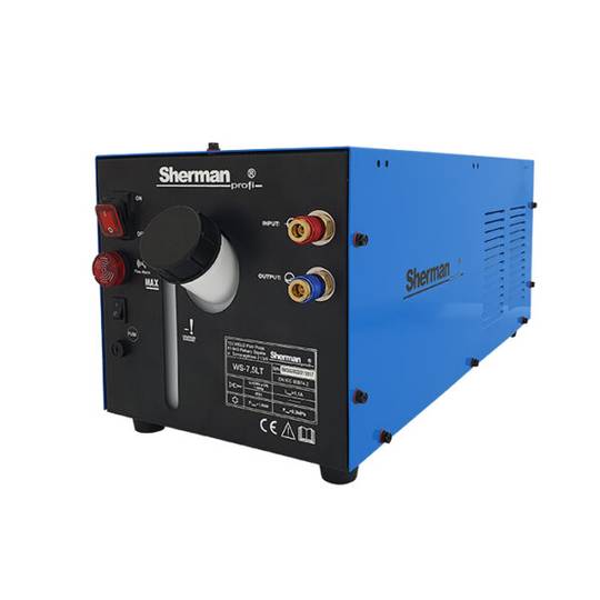 Sherman suvirinimo aparatas TIG 320 AC/DC Pulse su aušintuvu WS-7,5LT ir platforminiu vežimėliu, 320A, 400V