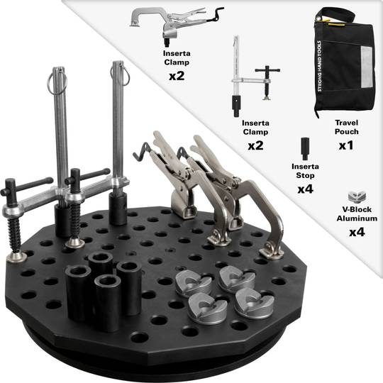 Mobilus trikojis suvirinimo stovas Scout 350mm | 16 mm sistema