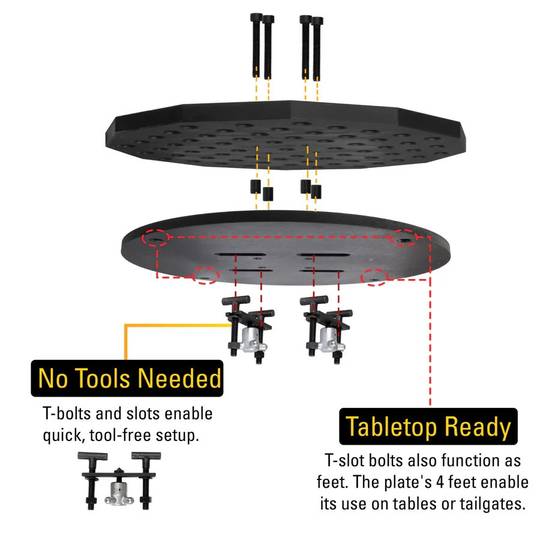Mobilus trikojis suvirinimo stovas Scout 350mm | 16 mm sistema