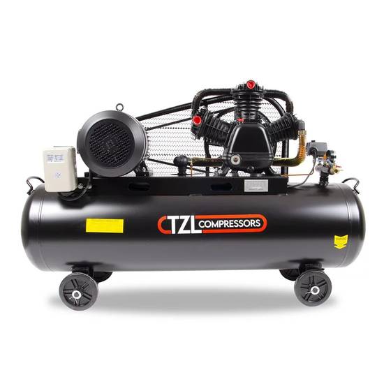 Stūmoklinis/diržinis kompresorius TZL-W1060/12.5, 200L, 12.5 bar, 380V