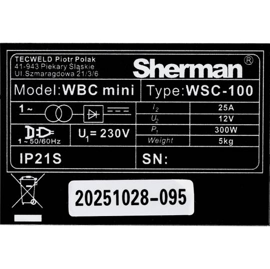 Sherman WBC mini suvirinimo siūlių valymo įrenginys