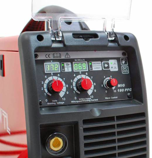 Suvirinimo pusautomatis, MIG 180 PFC, 180A, 230V, PFC